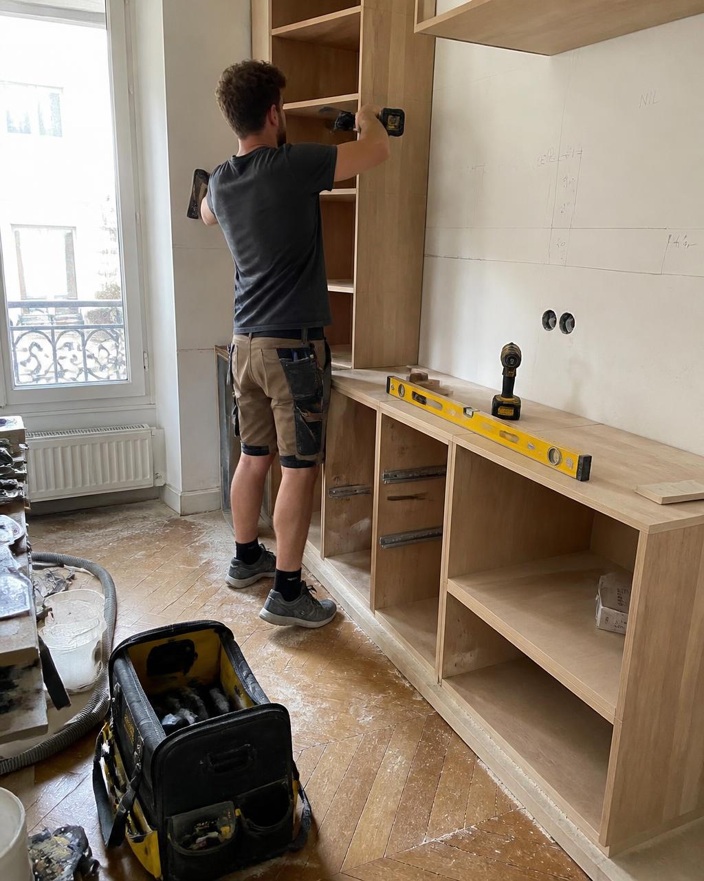 Aménagement intérieur réalisé par LC Bâtiment